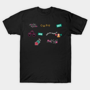 Squid Game Pattern T-Shirt